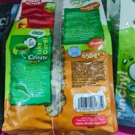 Crispy Snak Fibras 650g para Pequeños Mamíferos