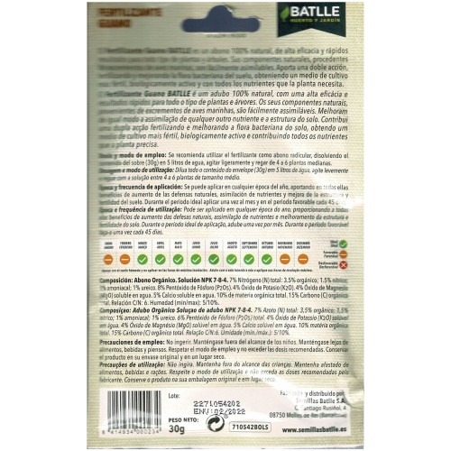 Batlle Guano Fertilizer for Healthy Plant Growth