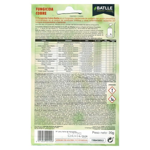 Copper Fungicide Powder 5 Liters
