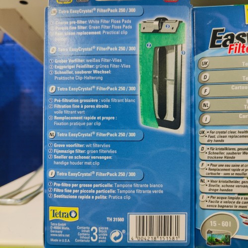 Easy Crystal Filter Pack 250/300