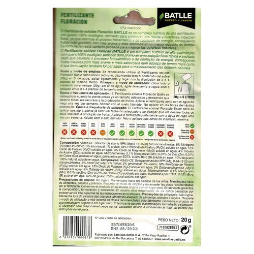 Ecoyerba Flowering Fertilizer for Plants