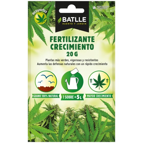 Batlle Growth Fertilizer Pouch for 5 L