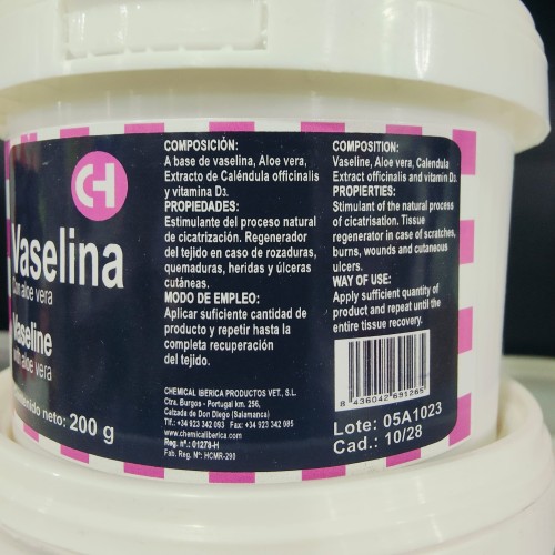 Vaselina con Aloe Vera para el Cuidado de la Piel