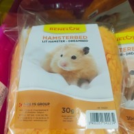Algodón Naranja para Roedores 30g Material de Anidación Seguro
