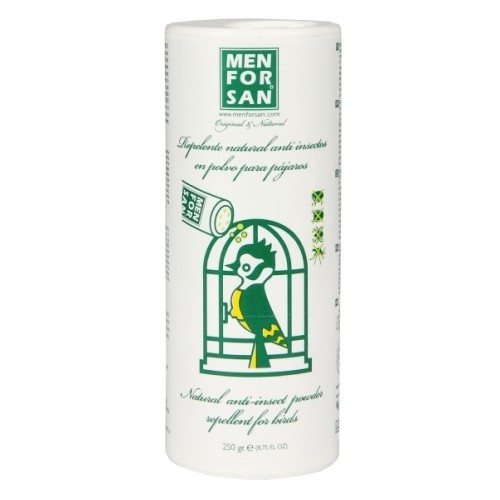 Menforsan Repelente Natural para Piojillos 250gr. para Aves