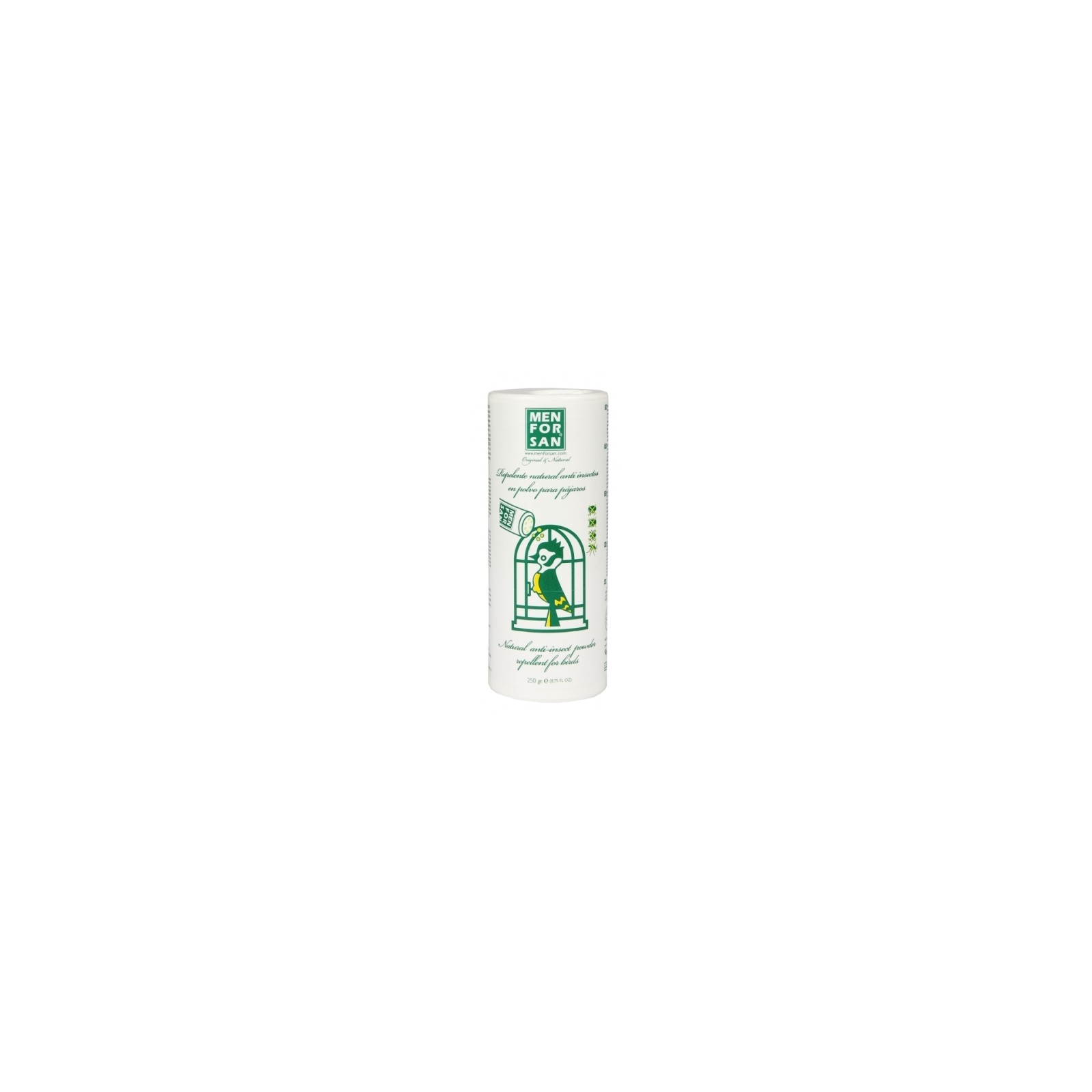 Menforsan Repelente Natural para Piojillos 250gr. para Aves Menforsan Repelente Natural para Piojillos 250gr. para Aves