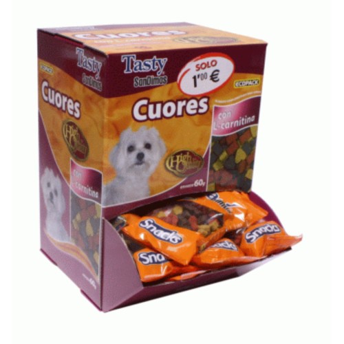 Cuores para perros pequeños - Caja 40 sobres