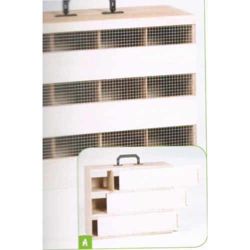 Transportin Madera 8 H.43x17x23cm.