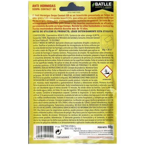 Antihormigas Sobre 50 Gr