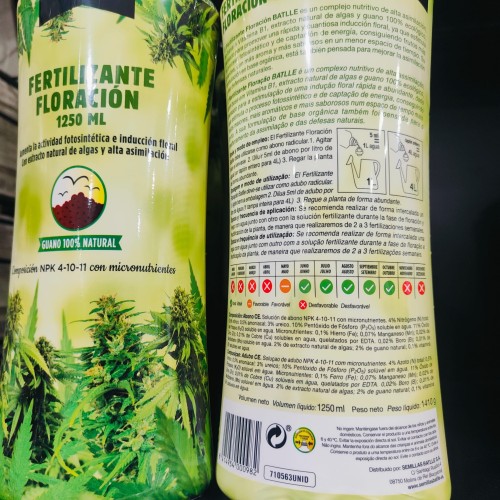 Fert. Ecológica Floración 1250 Ml.