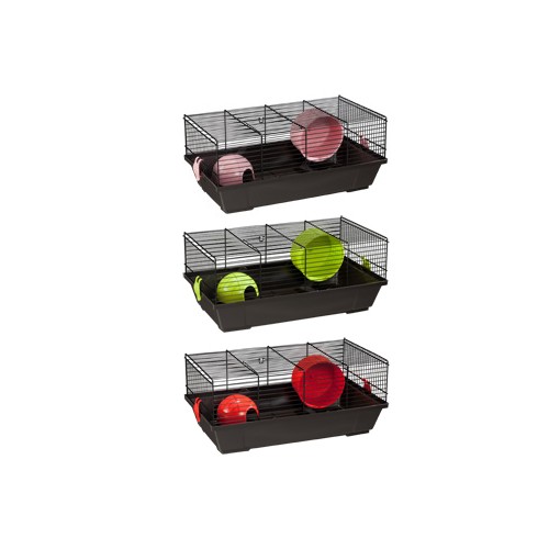 Black Hamster Cage 917 Safe Living Environment