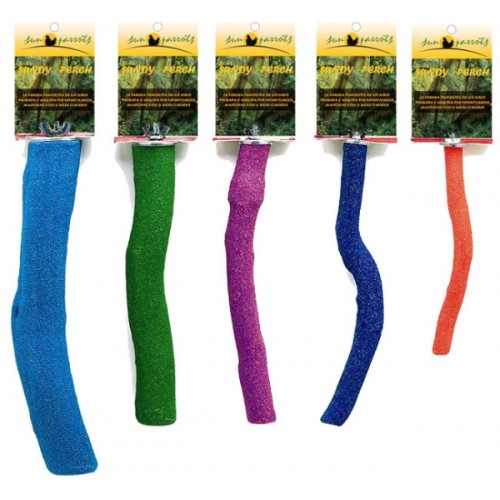Percha Colorida Mini para Aves