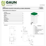 Gaun 0.5L Bottle Nipple Feeder for Small Animals