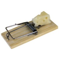 Trampa Ratón Madera Luna
