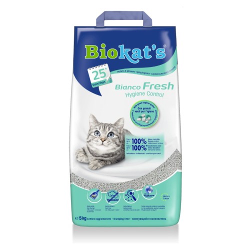 Arena Biokat´s Bianco Fresh 5 Kg.