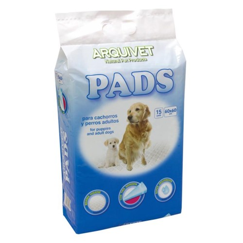 Arquipads Absorbent Pad 60x90cm 15 Units for Puppies