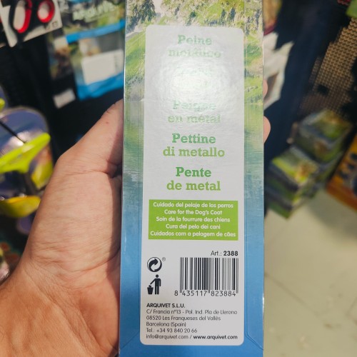 Peine Metálico Para Mascotas