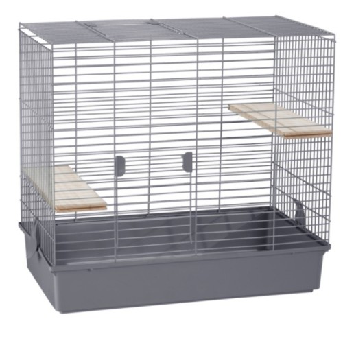 Jaula Chinchilla 270 Gris Segura y Cómoda