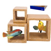 Set de 3 Cubos Escondite para Acuarios