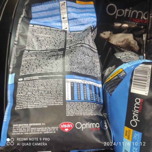 Optima Nova Puppy Mini Chicken and Rice 2kg