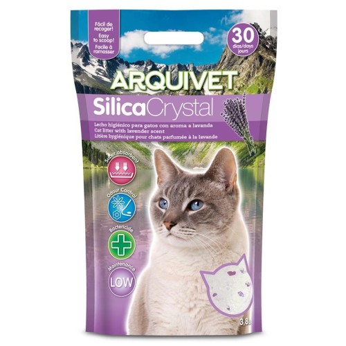 Perlitas Arquicrystal 3,8 L Lavanda - Arena Avanzada para Gatos