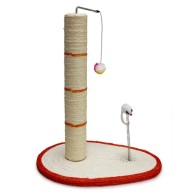 Scratching Post with Rat and Ball for Cats