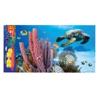 Poster 3D Fondo Marino (50x30cm)