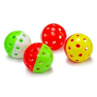 Pelota Cascabel 4.5cm Bolsa de 4 para Mascotas