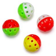 Pelota Cascabel 4.5cm Bolsa de 4 para Mascotas