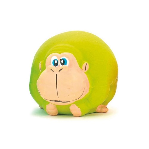 Green Monkey Latex Toy for Pets