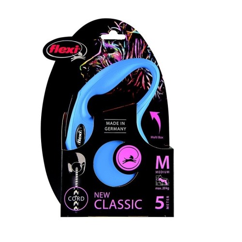 Flexi Nuevo Classic M Azul Cinta 5 M Retráctil