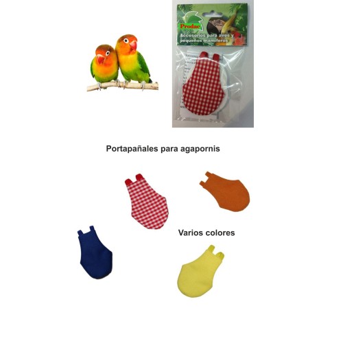 Portapañal para Agapornis (Varios Colores)