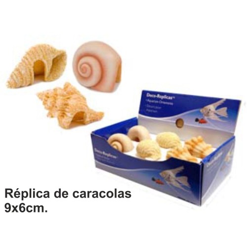 Réplicas de Caracolas 9x6 Cm para Acuario