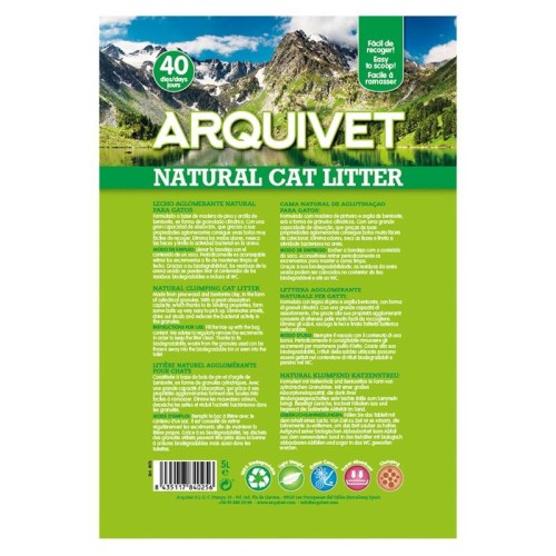 Natural Cat Litter 5 Lts. Arquivet