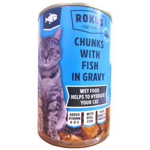 Rokus Beef Canned Food for Cats 410g