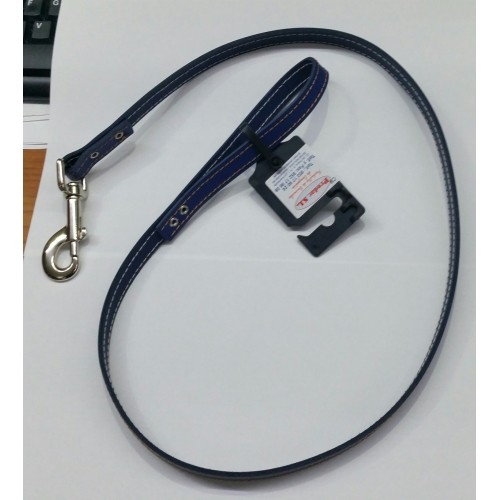 Ramal Cuero Cosido Azul 1.5 Cm. 102cm