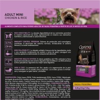 Optima Nova Adult Mini Dog Food Chicken & Rice 12 Kg