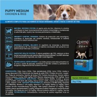 Optima Nova Puppy Medium Alimento para Perros Pollo 12 Kg