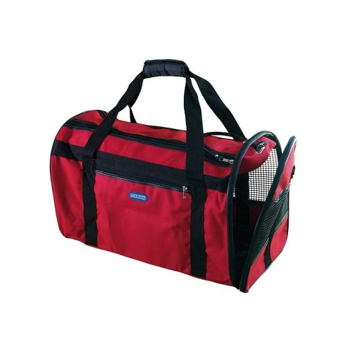 Bolso Viaje Plegable Rojo 50x30x25cm para Mascotas