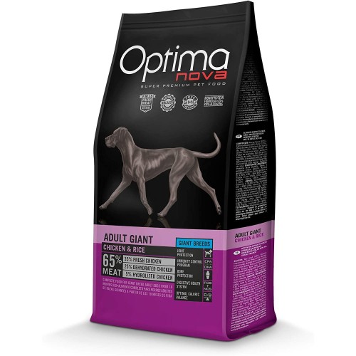 Optima Nova Adult Giant Pollo Arroz 12 Kg