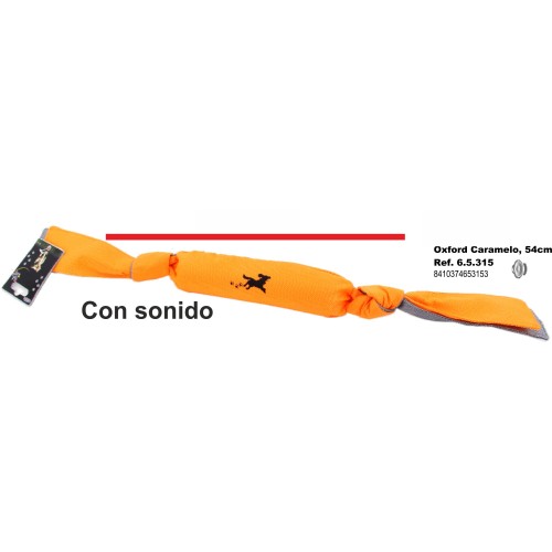 Juguete Oxford Naranja de 54 Cm para Perros