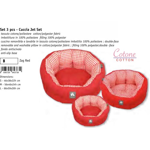 Juego 3 Cunas Jet Set Avangarde Rojo