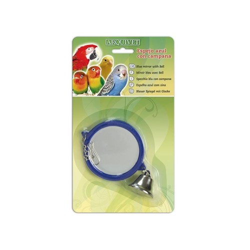 Blue Mirror with Bell 10.5x9x1 cm