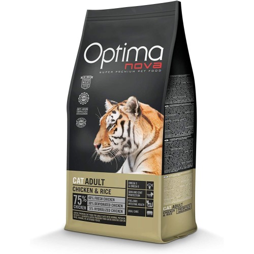Optima Nova Cat Food Chicken Rice 8 Kg