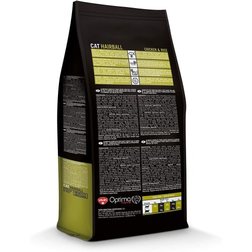 Alimento para Gatos Optima Nova Hairball 2 Kg