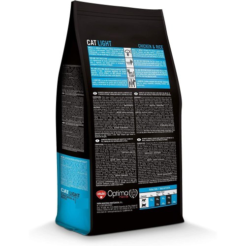 Optima Nova Cat Light 8 Kg. Control de Peso para Gatos