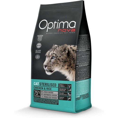 Optima Nova Cat Sterilised 8 Kg para una Salud Óptima