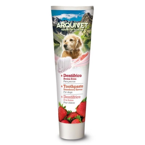 Dog Dental Set - Strawberry Flavor