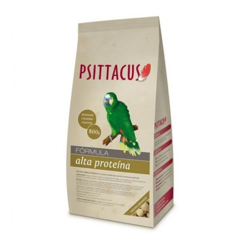 Psittacus Pienso Alta Proteina 800 Gr