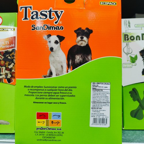 Rellenos Crunch Dog Pollo 50 Gr. Caja 35 Bolsas
